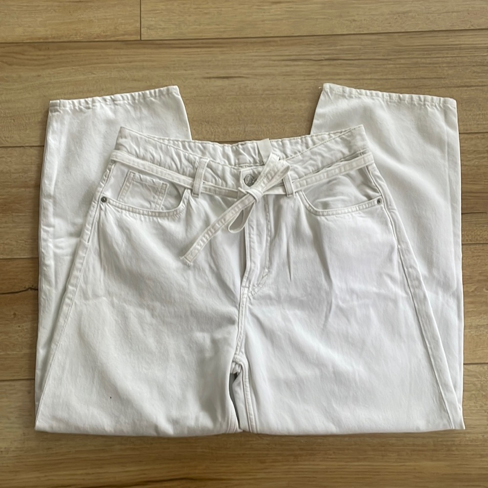 H&M low rise wide leg jeans